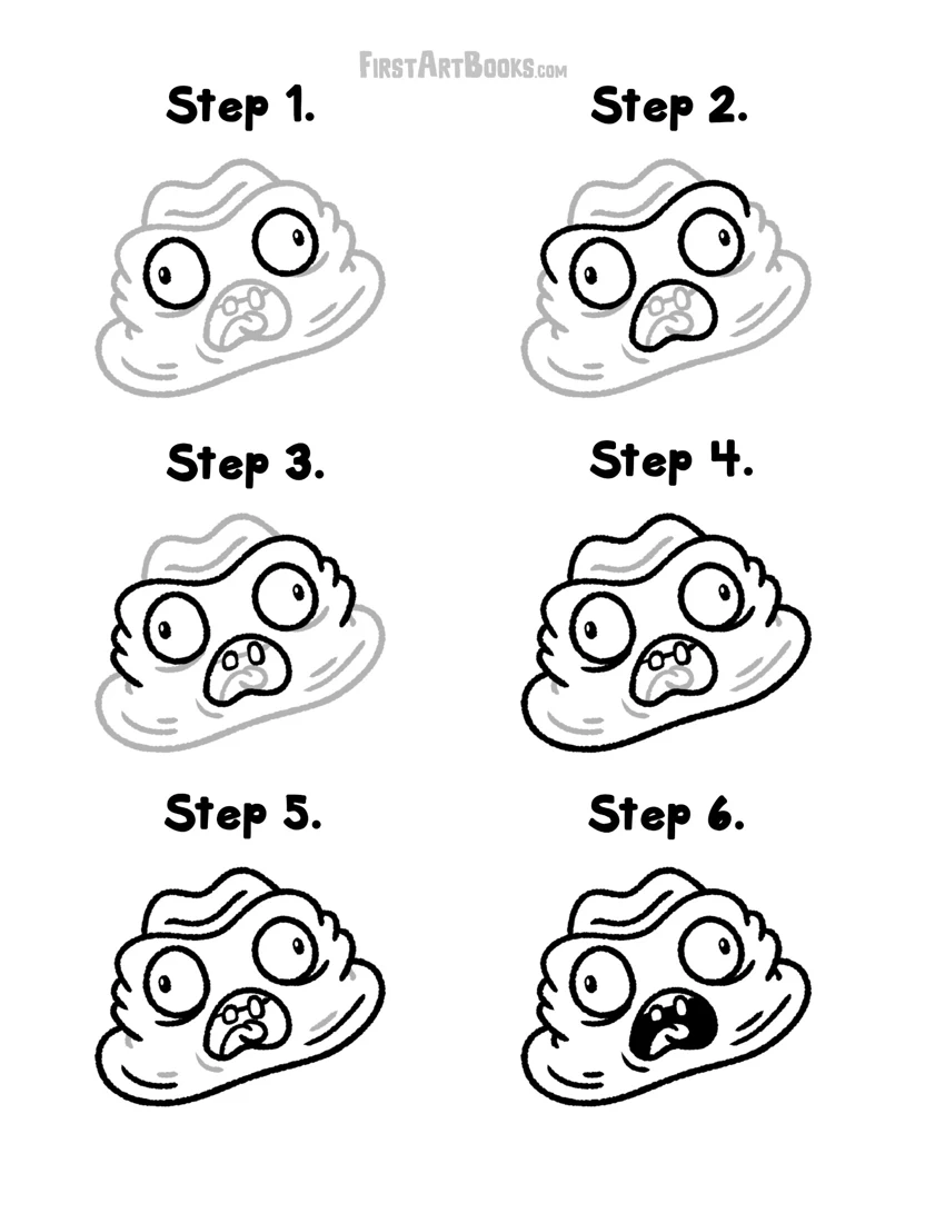 Swirly Blob Goober printable preview