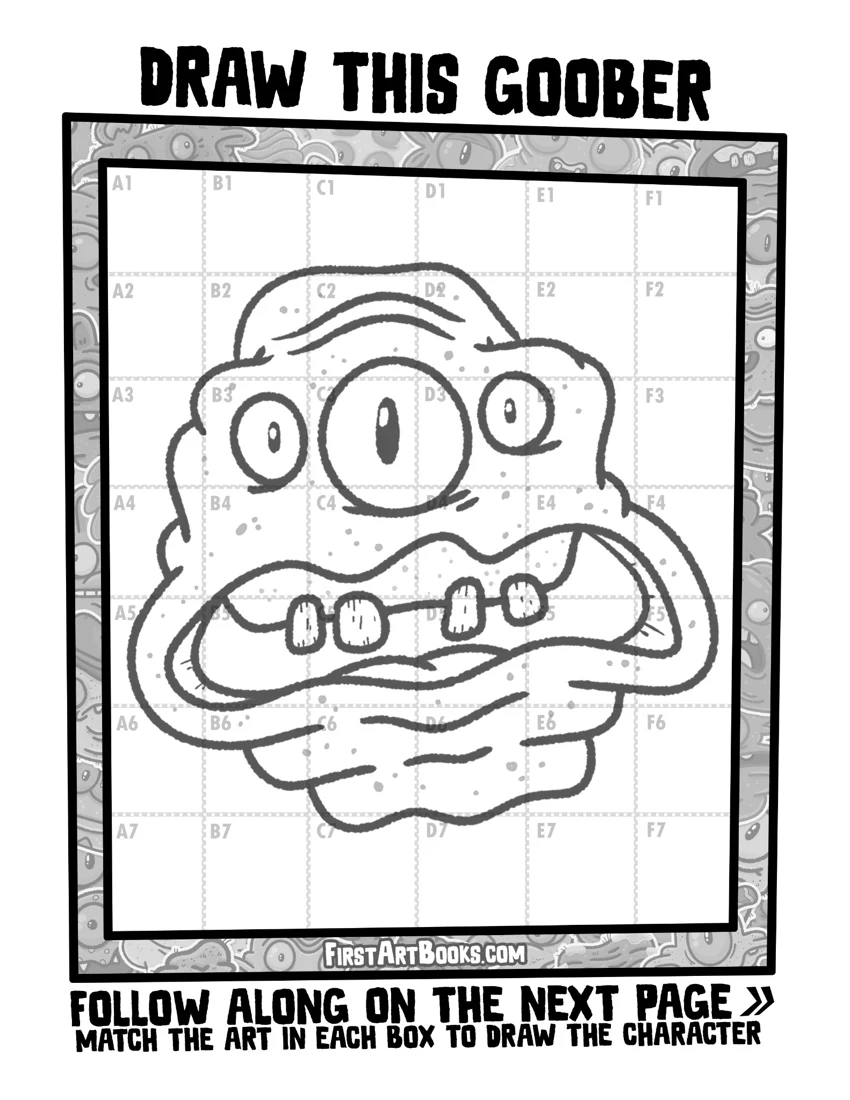 Three-Eyed Goober printable preview
