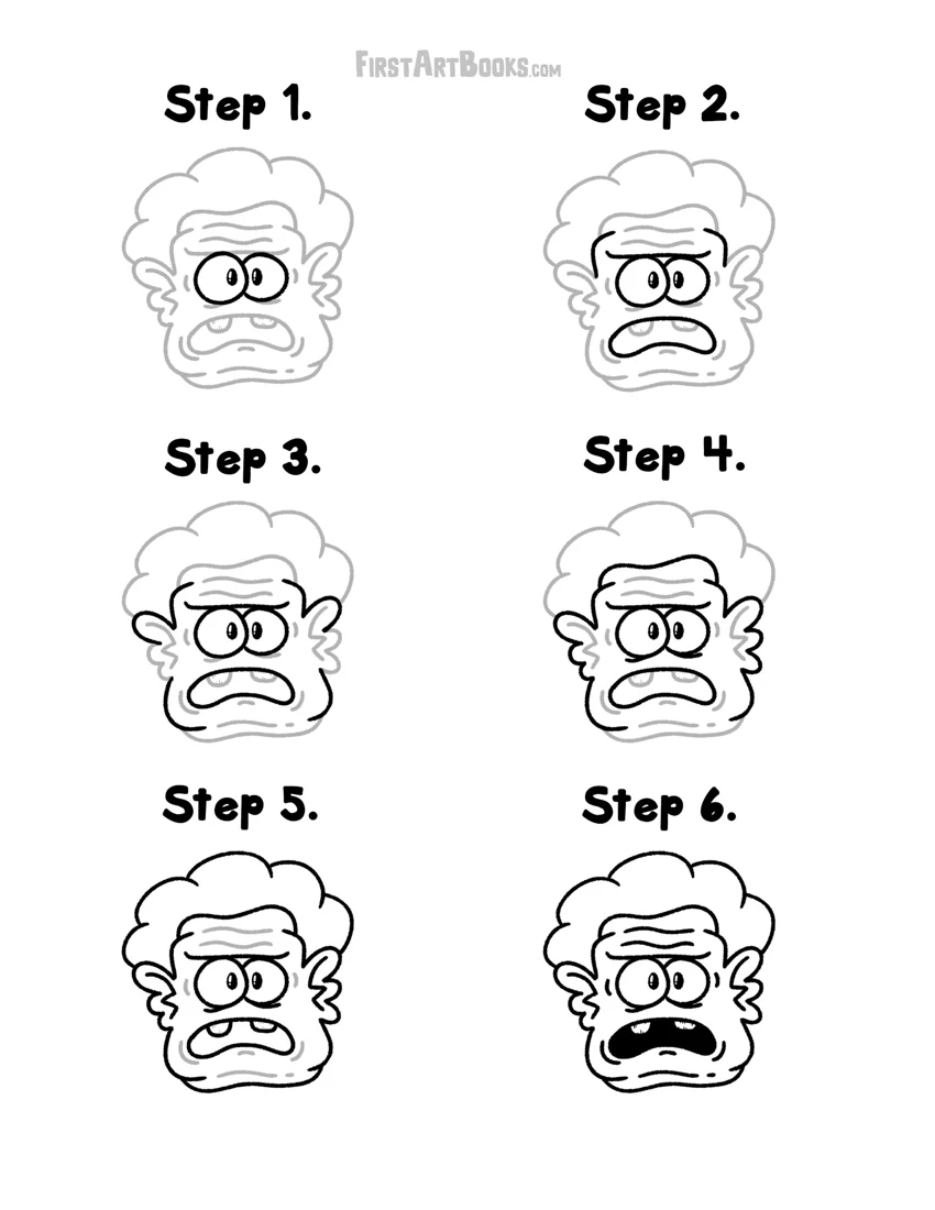 Grumpy Tufted Goober printable preview