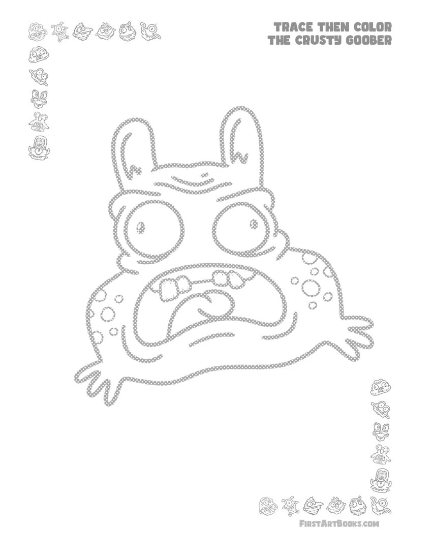 Long-Eared Squat Goober printable preview