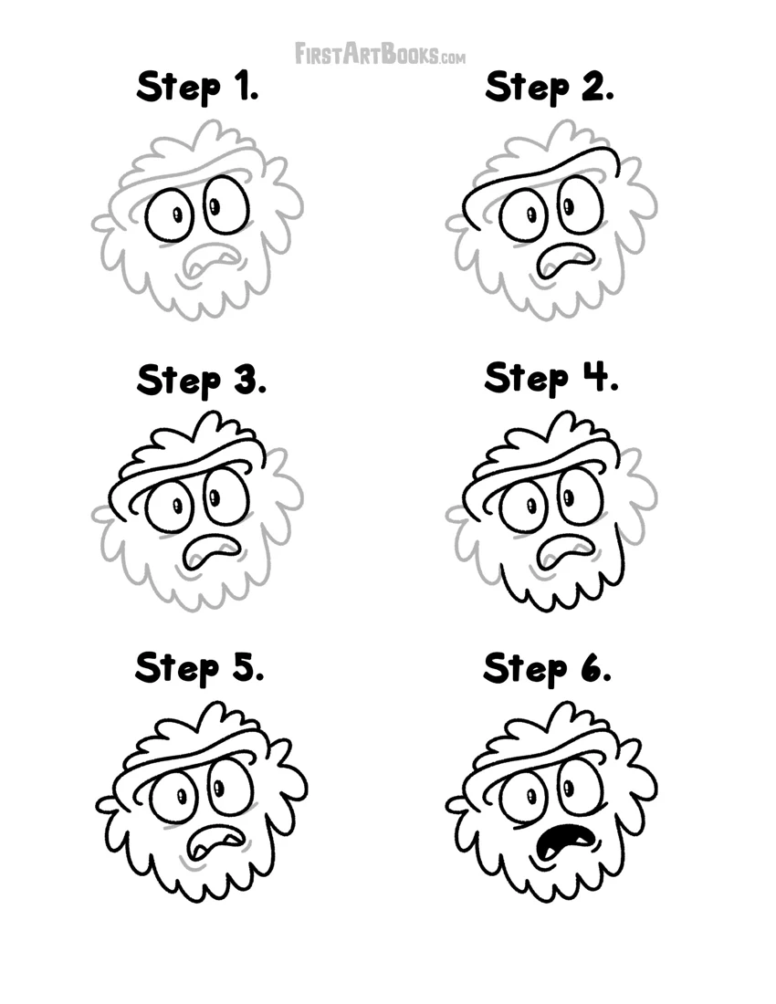 Shaggy-Face Goober printable preview