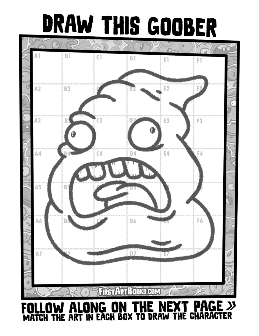 Worried Lopsided Goober printable preview
